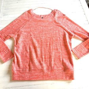 PrAna Coral orange pullover soft top